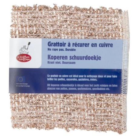 Grattoir à récurer en cuivre