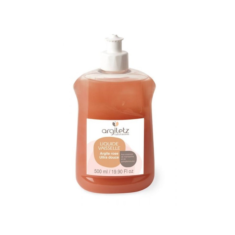Liquide vaisselle mandarine / pamplemousse à l'argile rose