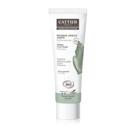 Masque Argile Verte  Menthe poivrée Tube 100 ml