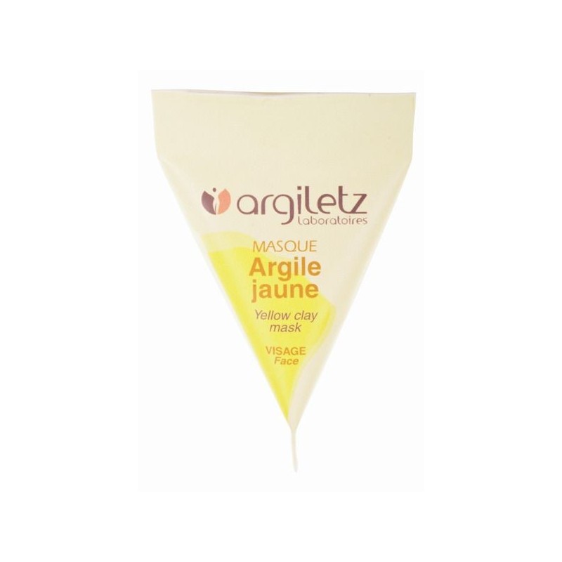 Masque berlingot argile jaune Berlingot en unidose de 15 ml
