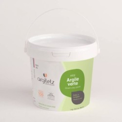 Pot d'argile verte prête à l'emploi 1 kg