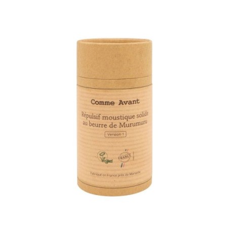 Répulsif moustique solide au beurre de Murumuru 80 g