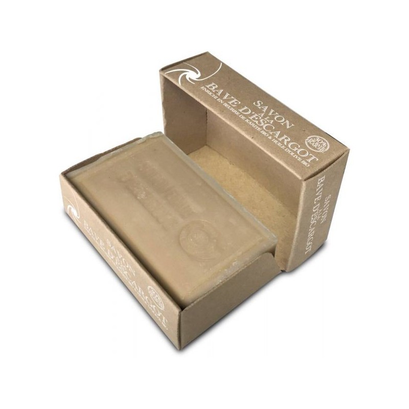 Savon 30% Bave d'escargot + beurre de Karité et huile d'Olive