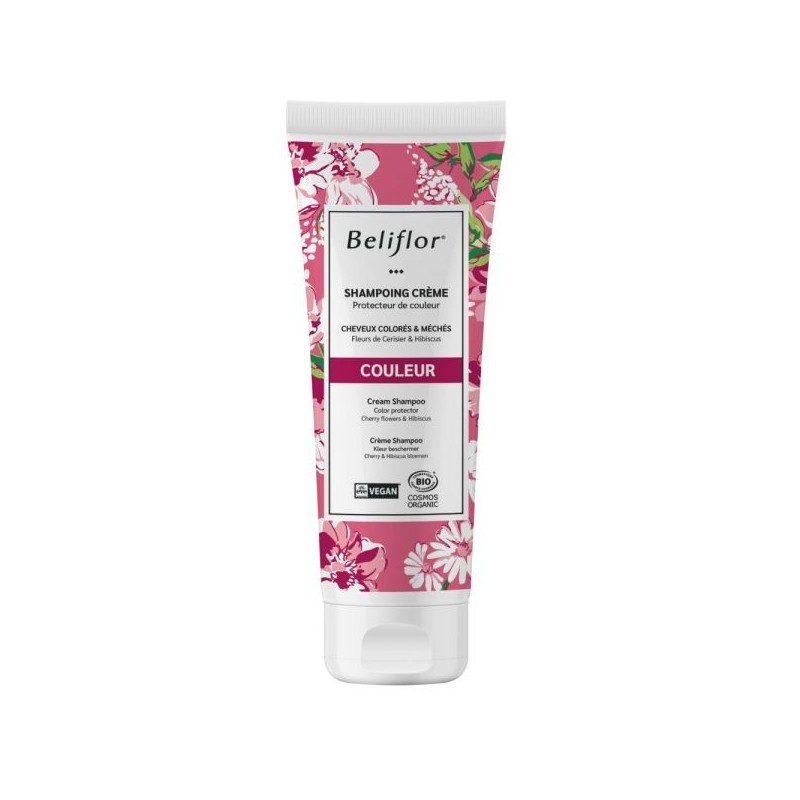 Shampoing crème cheveux colorés