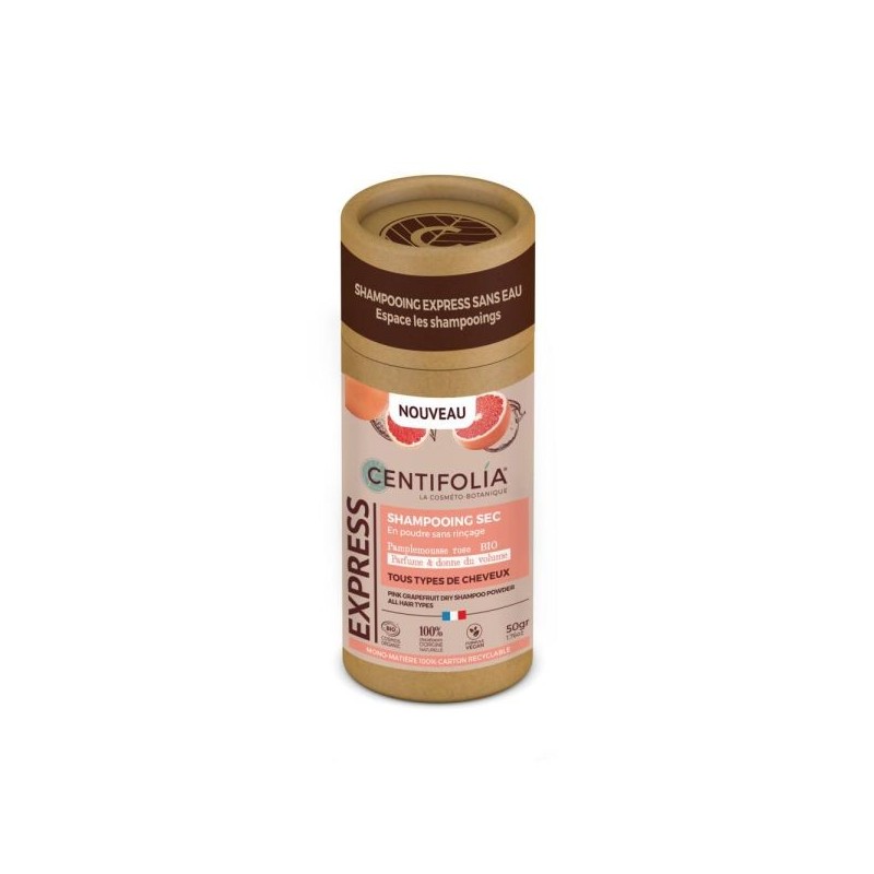 Shampoing sec en poudre Pamplemousse rose Etui 50 g