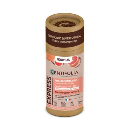 Shampoing sec en poudre Pamplemousse rose Etui 50 g