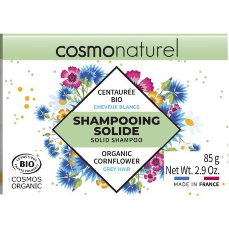 Shampoing solide cheveux blancs Centaurée 85 g