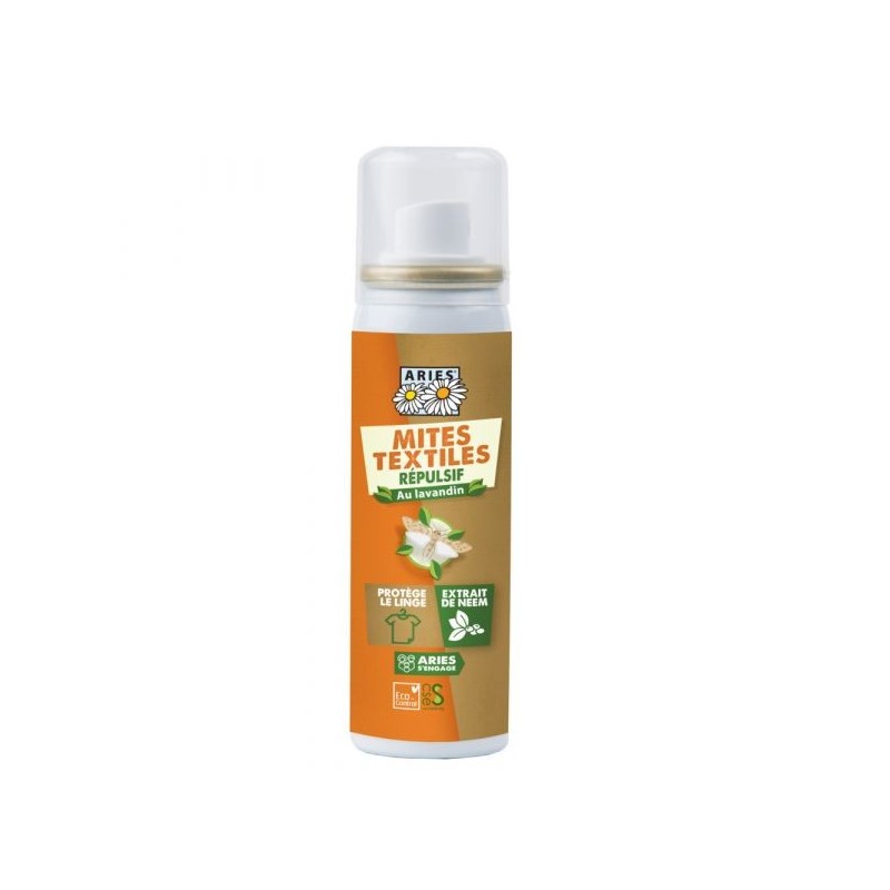 Mites textiles spray répulsif 50 ml