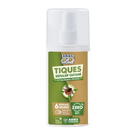 Tiques spray répulsif cutané 100 ml