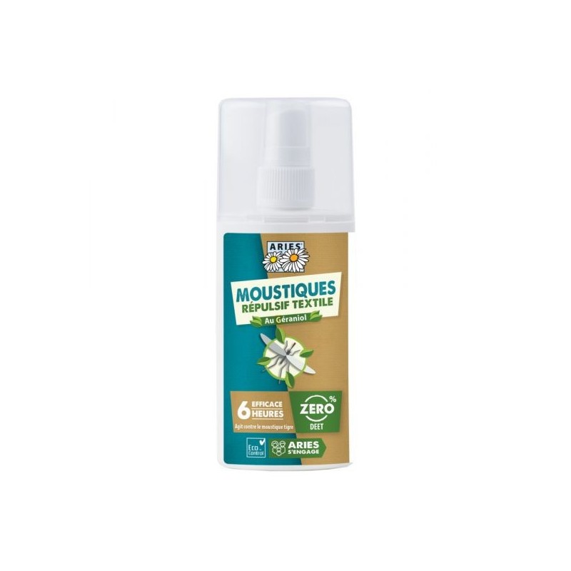 Moustiques spray répulsif textiles 100 ml