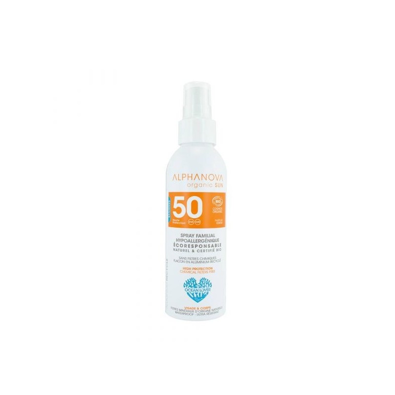 Spray Familial hypoallergénique SPF50 Parfum Coco 150 g