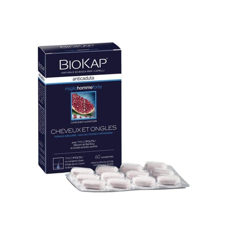 Traitement anti chute cheveux pour homme 60 capsules