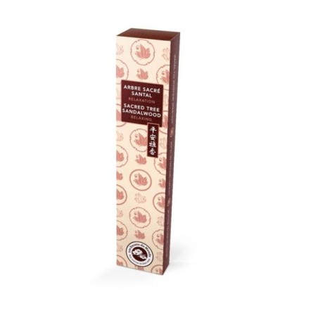 Encens Karin arbre sacré Santal 40 bâtonnets + porte encens