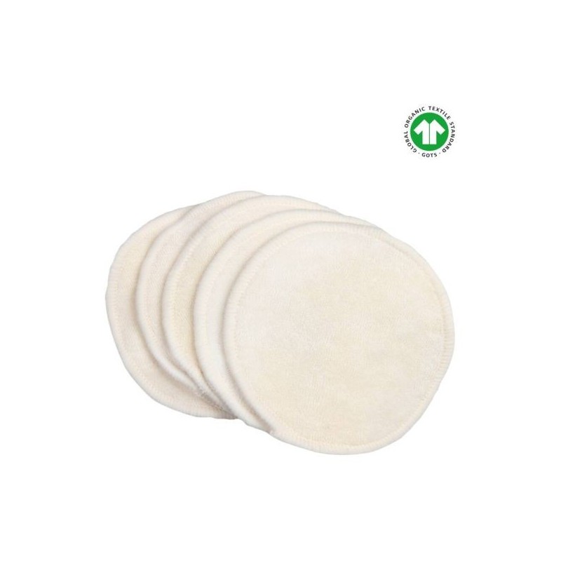 Cotons démaquillants lavables6 cm en coton